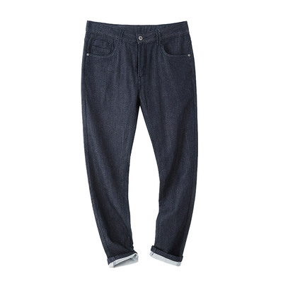 流石男装复古低腰牛仔裤男休闲裤