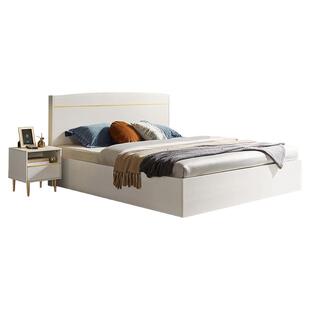 林氏家居高箱储物箱体床榻榻米主卧小户型收纳1米5双人床林氏木业