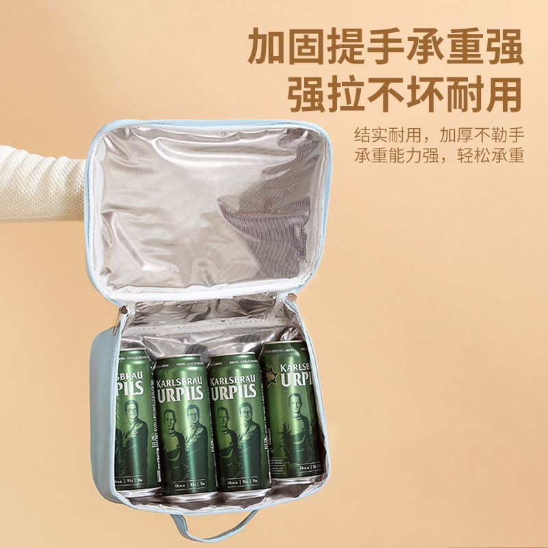 饭盒袋手提袋子保温包便携餐盘大容量小学生儿童袋便当餐盒装学生