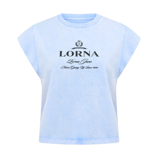 LornaJane瑜伽运动上衣罩衫圆领短袖修身WEST网球瑜伽服健身女LJ