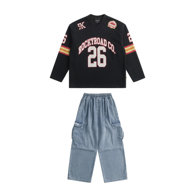 ROCKYROAD童装 | 复古美式少儿街舞演出服嘻哈炸街hiphop街舞潮服