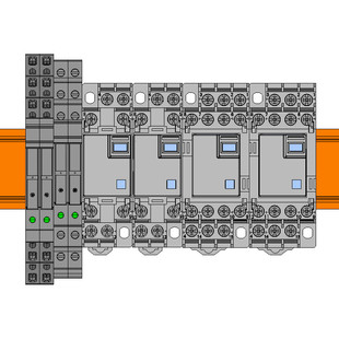 EPLAN继电器施耐德RSL薄片式/RXM小型2D/3D部件edz宏部件库元件