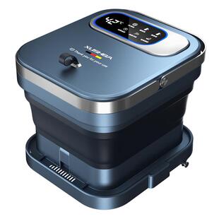 德国杀菌可折叠泡脚桶全自动按摩器足浴盆家用恒温加热电动洗脚盆