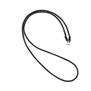 纯银扣吊坠挂绳编绳项链绳手工编织绳挂玉坠黄金吊坠黑色项链绳子