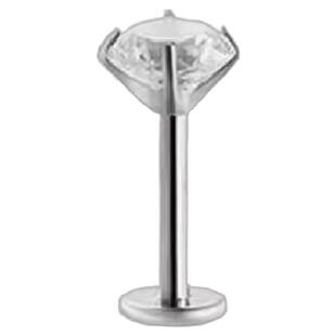 钛研社｜医学钛钢睡觉免摘合金彩色锆石耳钉养耳洞耳蜗钉耳骨钉女