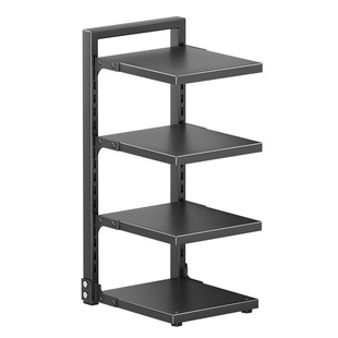 厨房置物架锅具收纳架家用多功能多层橱柜下水槽分层放锅架储物