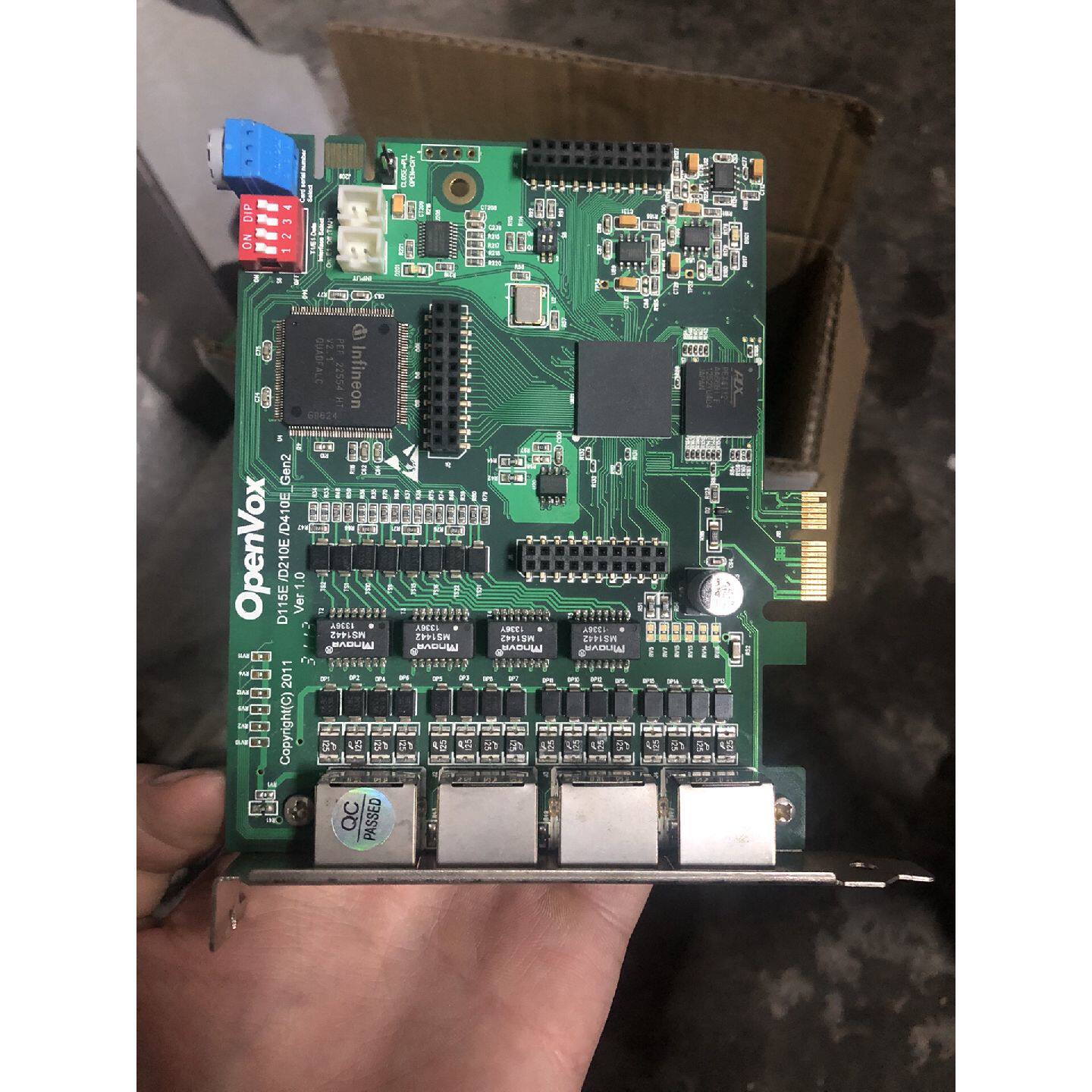 议价-深简openvox D410 数字语音卡asterisk卡e