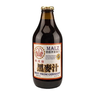 悦意德国进口崇德发黑白麦汁饮料不含啤酒精营养无添加即食品起泡