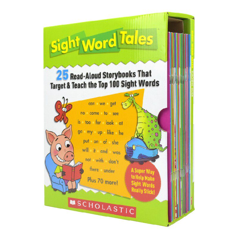 Scholastic Sight Word Tales 25册高频词童话故事 美国学乐进口英语绘本 儿童启蒙 附家长手册 英文原版进口图书