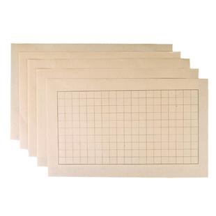 张小凤日课纸小楷方格熟宣仿古纸毛笔字帖白色格子半生半熟书法纸状元笺小楷中楷行书书法专用练习纸空白纸