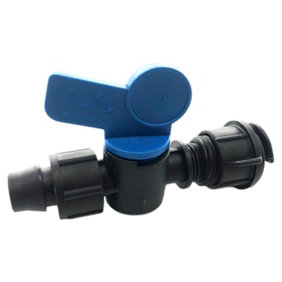 16滴灌带单孔双孔贴片滴管接头迷宫滴带专用开关软水管旁通阀配件