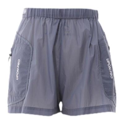 UPON PRO灰紫色设计感弹力织带轻薄健身运动短裤女