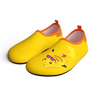 swans宝可梦儿童涉水鞋男童皮卡丘沙滩鞋防滑防割潜水鞋游泳海边