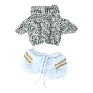 娃衣20cm棉花娃娃Mirror同款卢瀚霆Anson lo高领毛衣运动裤套装