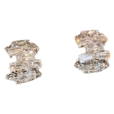 精致轻奢锆石耳钉2023年新款爆款