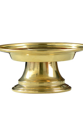 光面供果盘贡品盘摆件