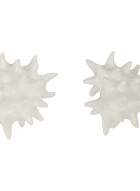 JUDYHUA耳环耳钉极简海胆灵感
