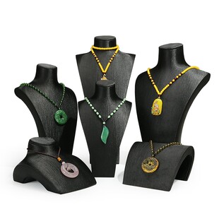 项链展示架人像模特道具吊坠首饰饰品玉器陈列摆放架橱窗展示道具