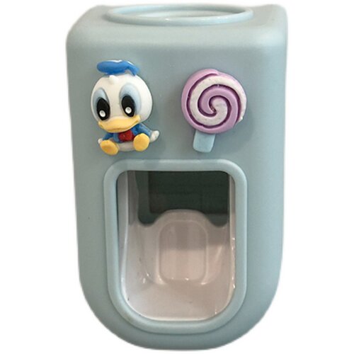 儿童卡通可爱创意挤牙膏器神器壁挂式粘贴免打孔牙膏挤压器置物架