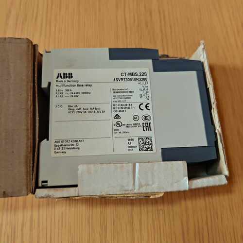 ABB多功能时间继电器 CT-MBS.22S 1SVR730