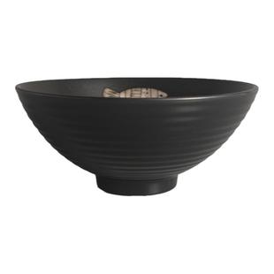 外贸出口尾单微瑕疵陶瓷餐具北欧复古日式小清新手绘小鱼面碗斗碗