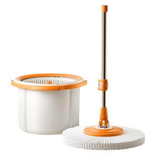 巴迪森免手洗拖把家用旋转2026年新款懒人桶一拖净墩布单桶地拖布