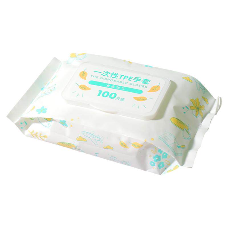 一次性手套透明食品级tpe防水油