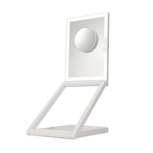 帝门特折叠便携化妆镜led灯台式带灯旅行镜子梳妆桌面升降美妆镜
