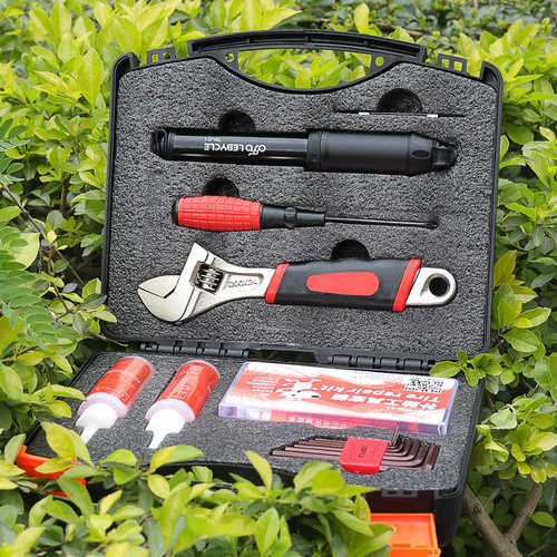 自行车补胎工具套装山地公路车补内胎胶水补胎片神器专用修补胶贴