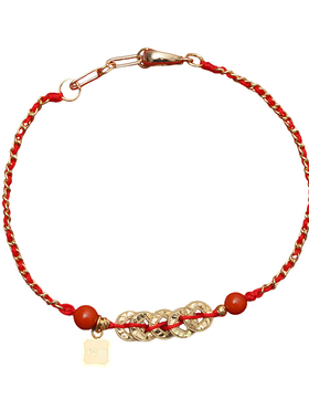 绽木头彩&胜券本命年红绳手链女