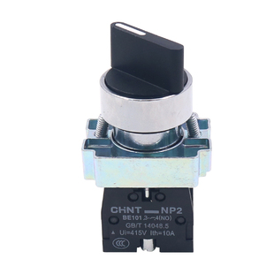 CHNT正泰NP2-BD33电源转换开关三位3档2常开旋钮选择主令旋转22mm