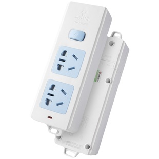 公牛插座明装开关插座一开五孔明线装修电源面板五孔十孔多孔插座