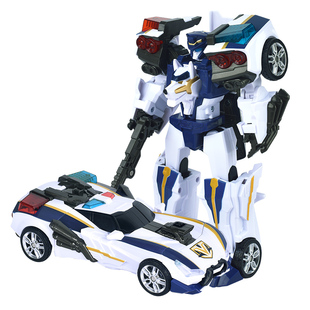 儿童汽车玩具变形机器人金刚男孩3到6岁以上机甲模型益智托宝战士