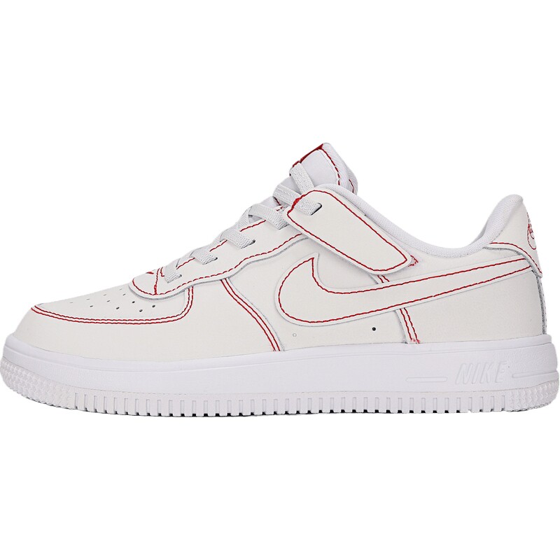 NIKE耐克小童FORCE 1 EASYON魔术贴小白鞋运动休闲鞋II7095-100