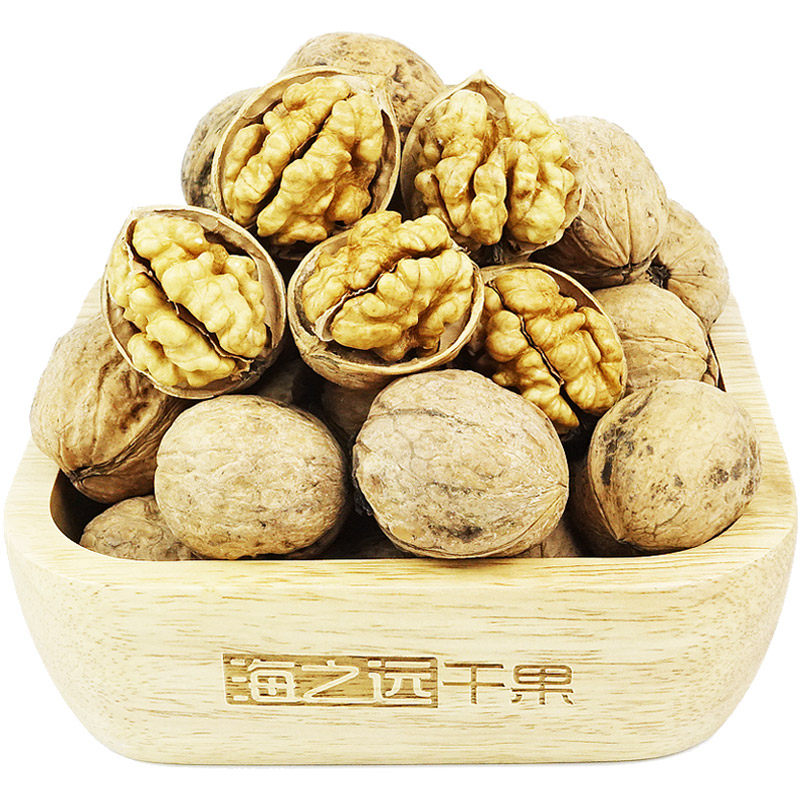 250g新疆特产纸皮核桃生坚果新货自然晾晒不漂白薄壳手剥孕妇零食