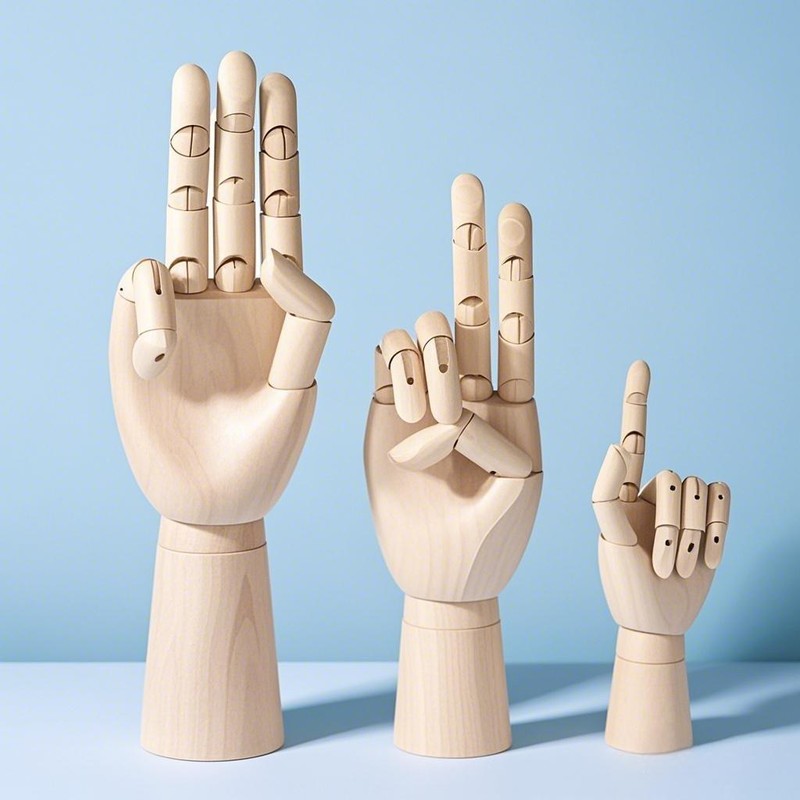 漫画素描美术专用木偶人灵活人形木头人用品关节批发模型仿绘画