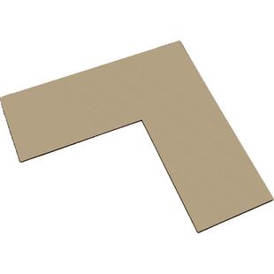 简约纯色浴室地垫L型浴室柜门口转角防滑l吸水脚垫卫生间拐角地毯