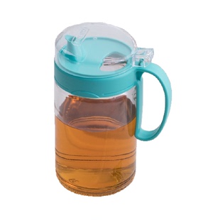 茶花玻璃油壶厨房密封防漏家用油瓶醋壶醋瓶酱油罐食品级调味瓶壶