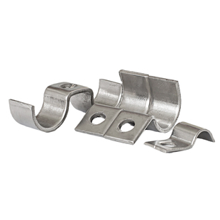 304不锈钢P型/M型单边/双边管卡单孔骑马卡仪表管卡单双管卡K01