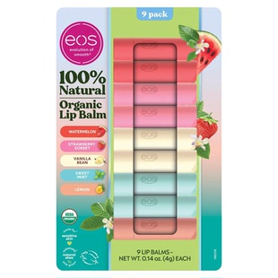 美国直邮原装EOS/伊欧诗无色果味唇膏球滋润保湿润唇膏护唇通用女