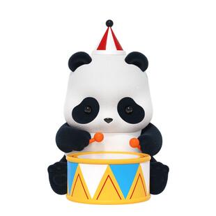 52TOYS Panda Roll胖哒幼300%大体生日小鼓手熊猫手办熊猫摆件