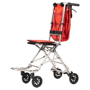 中进斯途玛老人轮椅超轻便携折叠手推代步车旅游可上飞机旅行小型