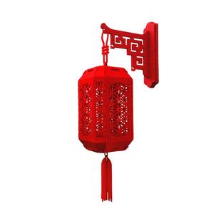 过年毛毡布灯笼串挂件春节元旦室内大门布置装饰客厅宫灯新年挂饰