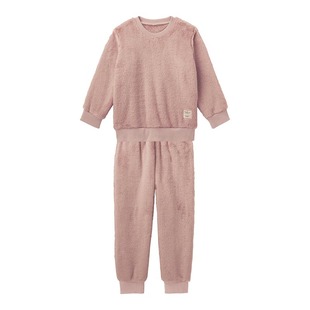 日系新款儿童珊瑚绒睡衣女童家居服冬季保暖男童居家上衣裤子套装