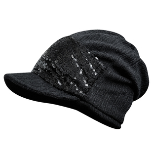 爆款女士鸭舌帽子时尚平檐包头帽秋冬季逛街堆堆帽头巾月子马尾帽