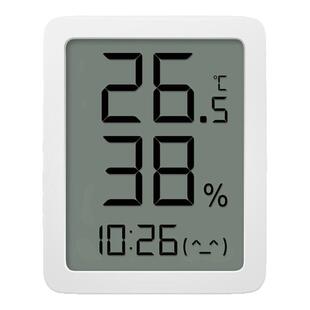 秒秒测智能温度计蓝牙婴儿房高精度超薄大屏时钟温湿度计闹钟家用