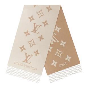 1h可退 欧洲直邮LV路易威登围巾23新款Reykjavik女流苏山羊绒