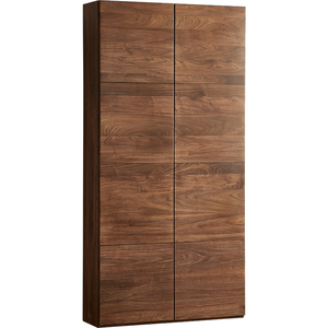 水墨兰亭黑胡桃木卡座书柜组合一体整墙展示柜玻璃客厅实木储物柜