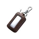 真皮钥匙扣男女士多功能大容量通用汽车钥匙包黑色双层腰挂锁匙包