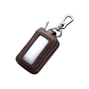 真皮钥匙扣男女士多功能大容量通用汽车钥匙包黑色双层腰挂锁匙包